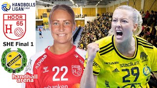 H 65 Höör vs Sävehof | SM Final 1 | 2023 | Highlights | Sweden Handball League