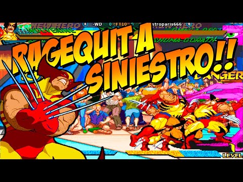-WD LE HIZO RAGEQUIT A SINIESTRO FLANDERS!! QUE PELEA TAN EMOCIONANTE!! Marvel VS Street fighter
