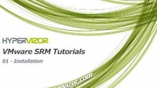 VMware Site Recovery Manager (SRM) - Installation