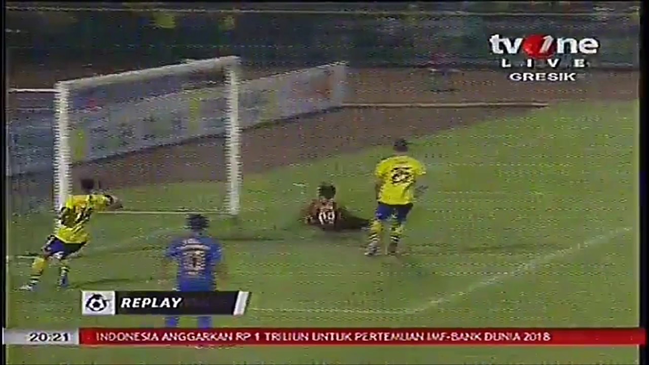 Gol Billy Keraf Persegres vs Persib