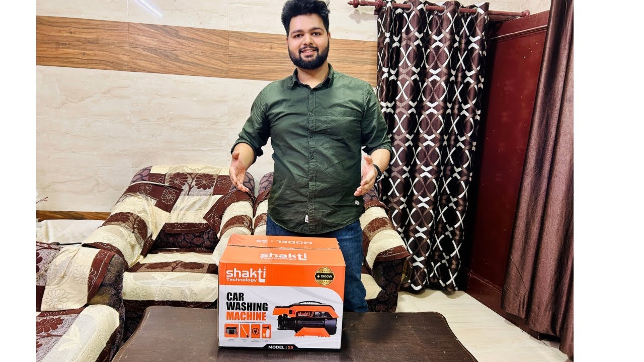 Shakti Technology S5 Pressure car washer| Unboxing and review 😍Best car washer under 6000Rs