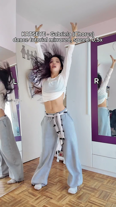 KATSEYE - Gabriela dance tutorial (slowed down) #katseye #gabriela #dancecover #dance #kpopdance