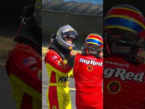 Juan Pablo Montoya confronts Kevin Harvick 👀