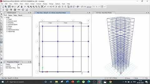 Tall Building Design in ETABS-Project assignment for Skyfi Labs online course -by Shah Jainam