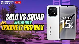 🔴IQOO 15 120 FPS CONQUEROR LOBBY GAMEPLAY | IQOO 15 INDIA FASTEST PHONE LIVE PERFORMANCE TEST
