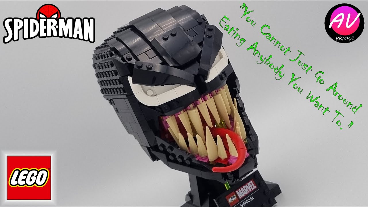 LEGO - Helmet Series - Venom Head (76187) Speed build