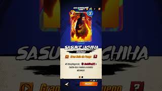 Carta legendaria sasuke uchiha - Gran bola de fuego. #naruto #anime
