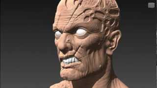 Mudbox 2013 - Zombie Man - 3D Sketch 01