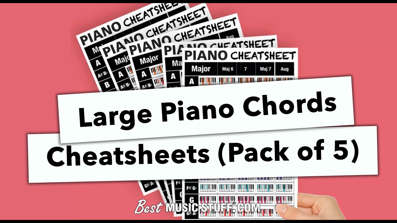 Large Guitar Chords Cheatsheet