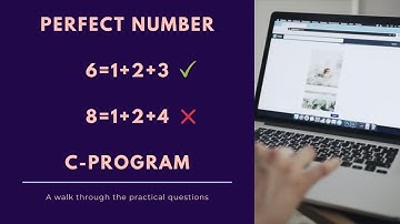 8.7) Program to check whether a number is Perfect number or not | C Programming
