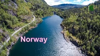 Alesund City Lovatnet Lake Lofoten Island Geiranger Tvindefossen falls Tromso North Norway 2019