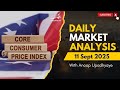 Daily Forex Analysis & CPI News | 11 Sept 2025 | XAUUSD | Trade with AK | Anoop Upadhyaye