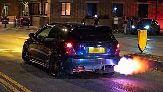 Loud Modified Cars Leaving a Car Meet in London!