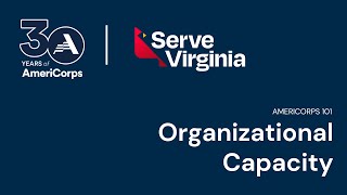 AmeriCorps 101: Organizational Capacity