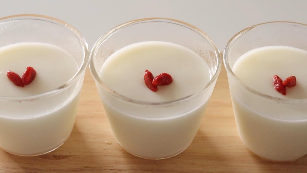 杏仁霜不使用！簡単とろける杏仁豆腐の作り方 / Almond jelly recipe
