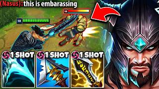 ANOTHER DAY, ANOTHER NASUS PLAYER WHO NEEDED A REALITY CHECK! (HE WENT 0/10)