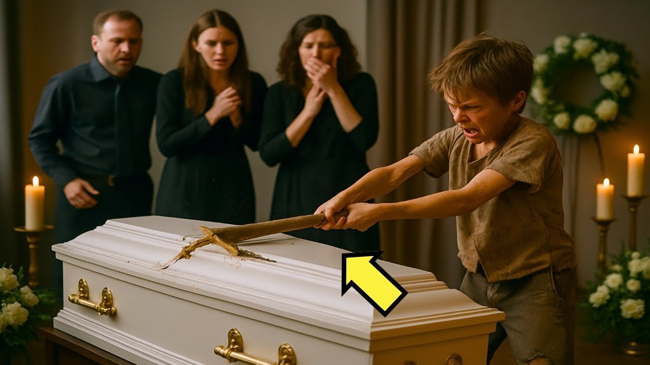 ELLA ESTÁ VIVA… GRITÓ EL NIÑO MENDIGO AL ROMPER EL ATAÚD DE SU AMIGA RICA DE LA ESCUELA