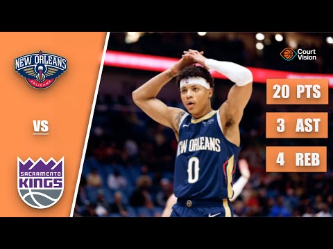 Jeremiah Fears - 20 Points, 3 Assists, 4 Rebounds vs Kings - 2025-26 Regular Season