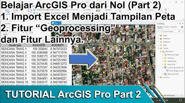 Tutorial ArcGIS Pro Part 2 || Excel to Table || Import file Excel dari Nol Menjadi Tampilan Peta
