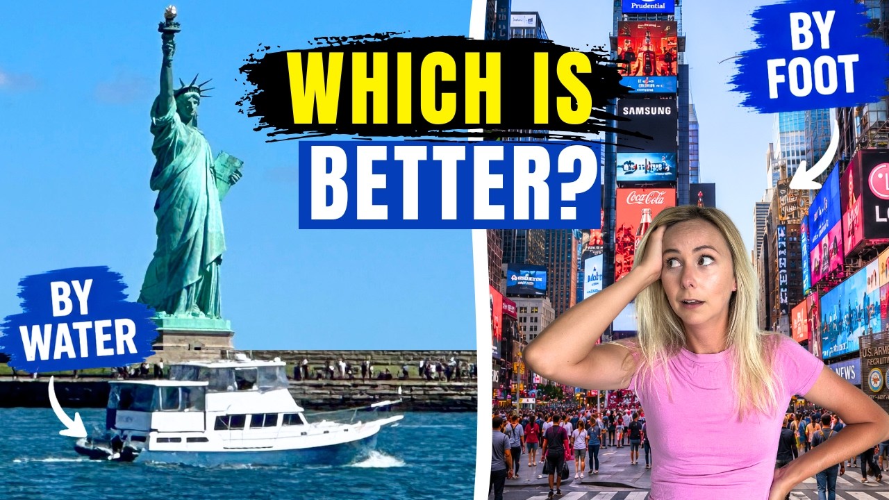 Is NYC Better Explored by Foot or by Water?