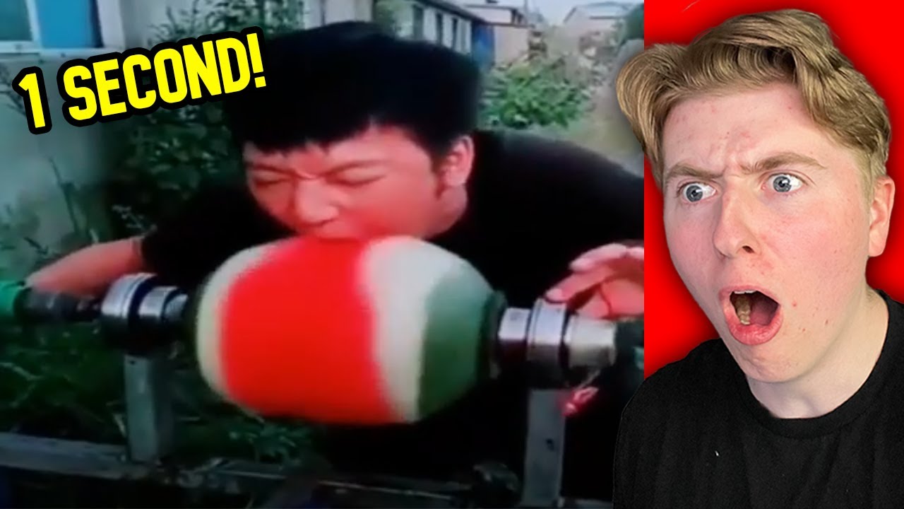 He Can Eat A Watermelon In 1 Second???
