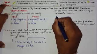 Chapter 8 Motion NCERT Page 102 Exercise Questions Solutions in Hindi - Class 9 Physics Science