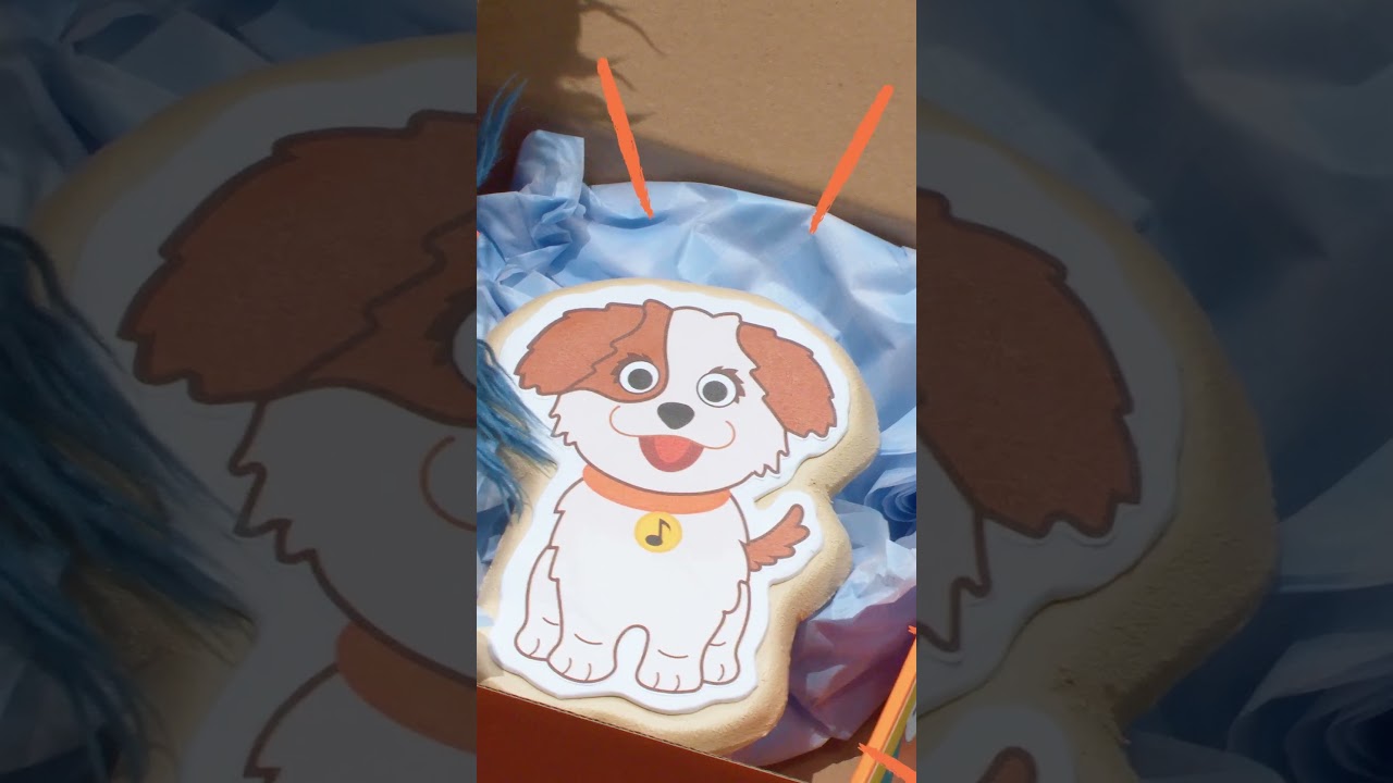 Making a Puppy Cookie for Elmo 