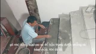 Basic steps for paving stairs
