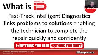 Tuesday Diagnostics Livestream - Fast-Track® Intelligent Diagnostics | Snap-on Diagnostics