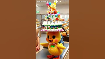 🎁 Chú Vịt Con Tặng Sinh Nhật Bánh Snack 