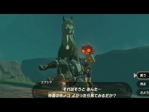 ＮＰＣの連れた馬を溶岩に落としたら野生化するか試してみた