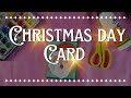 Christmas day Card ♦️// Merry Christmas day paper craft idea 💡