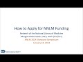 12424  day 1  session 1  how to apply for nnlm funding