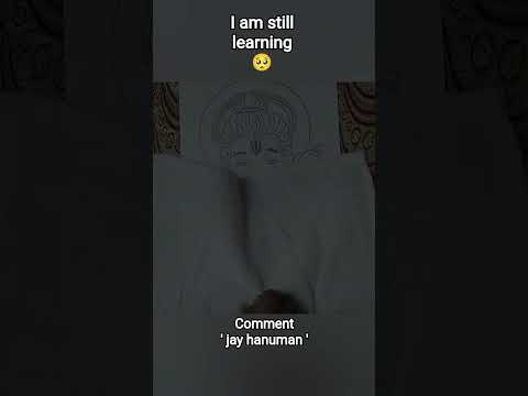 Jay Hanuman 📿 #hanuman #hanumanji #shorts #shortsvideo #artbydhiraj #art #artist #drawing #sketch