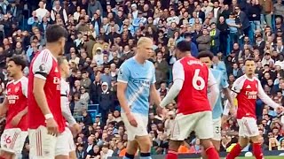 Haaland vs Gabriel FIGHT in Heated Man City Arsenal Clash screenshot 1