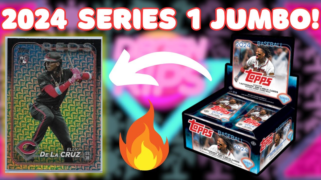 IT'S HERE! 2024 Topps Series 1 Jumbo Hobby Box Review!