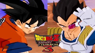 Dragon Ball Z Budokai Tenkaichi 3 - Saiyan Saga (4K 60FPS) screenshot 5