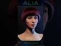 ALIA - is a virtual influencer. Version "Beta 1". Digital human. Custom Metahuman character.