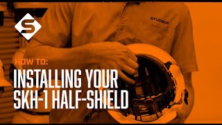 How To Install Your Shk-1 Half Shield Studson Safety Helmet