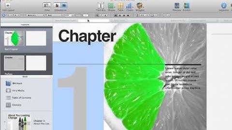 Changing the Layouts of Chapters, Sections, and Pages