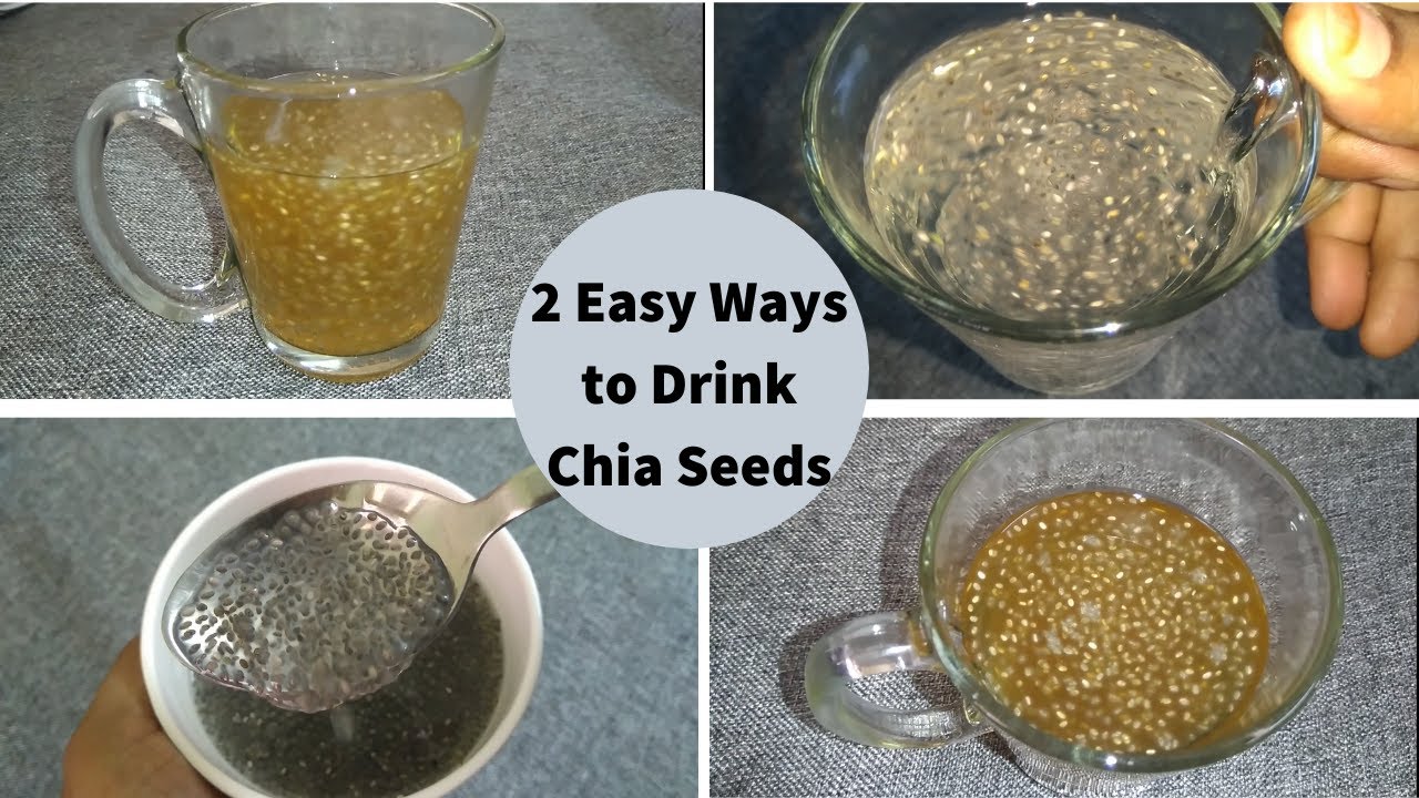 Chia Seeds Drink for WeightlossFat BurningDetoxDrinkMorning
