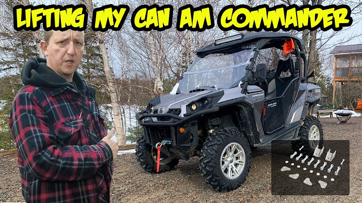 Can am commander 4 lift kit