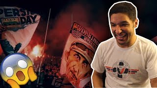 WOW!! BOBOTOH FAMIGLIA!! American Reacts to Persib Bandung Ultras! (Persib vs PSS Sleman) screenshot 5