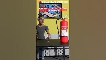 How Fire Extinguisher Works?#shorts #3danimation #satisfying