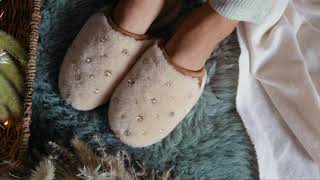 Zappos x HonestlyWTF: Easy Embellished Slipper DIY (make your Xmas prezzies a little more special)