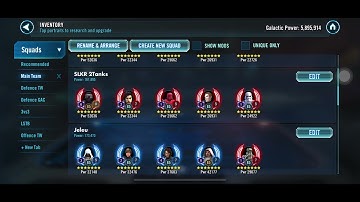 SWGOH - JML (GMY, JKR, JKL, Jolee) anti JMK