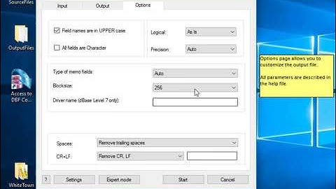 Access to DBF Converter, video manual