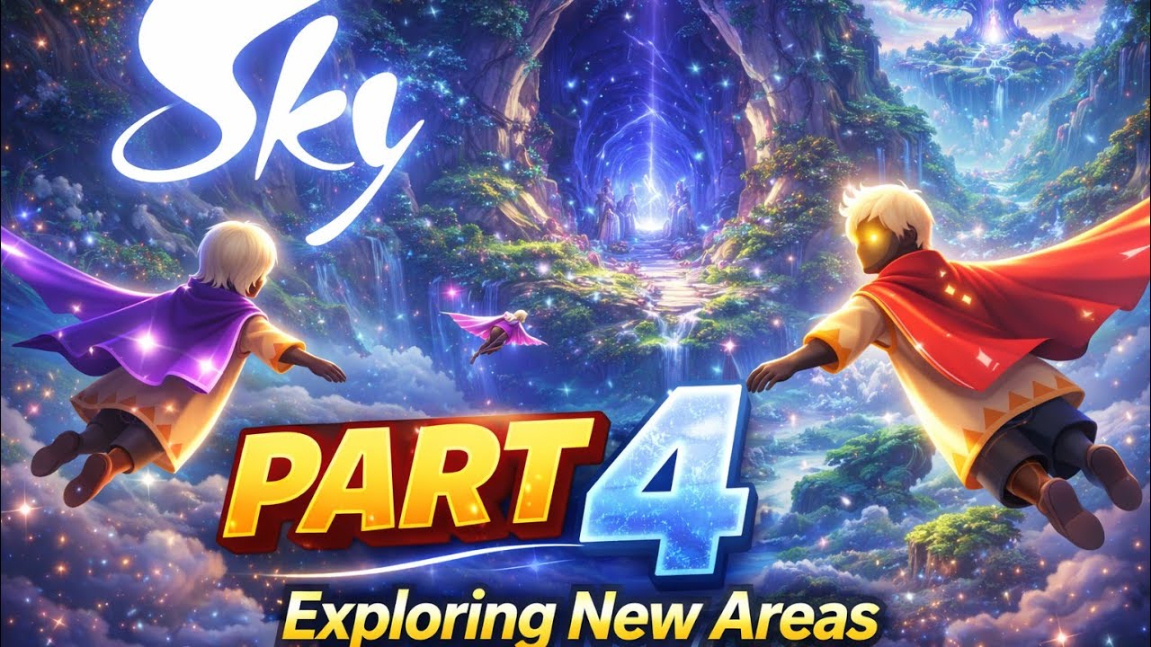 Sky Gameplay Part 4 | Exploring New Areas 🌌 Sky Children of the Light #video #skychildrenofthelight