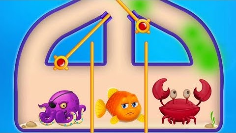 Save The Fish Gameplay All Game - Fishdom Game - Green Crab