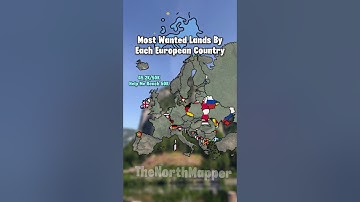 most Wanted Lands by every europen country #map #europe #mapping #geography #mapper #memes